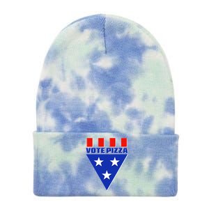 Elections Vote Pizza Tie Dye 12in Knit Beanie