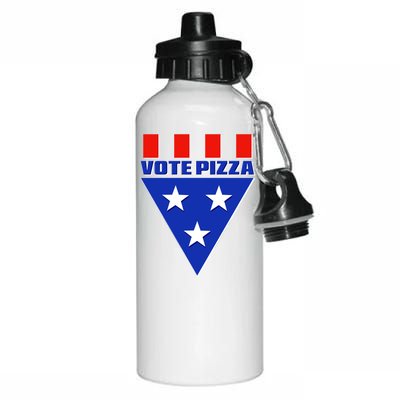 Elections Vote Pizza Aluminum Water Bottle