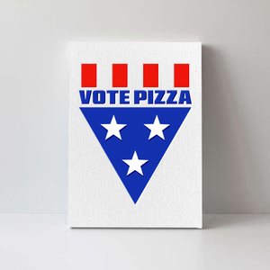 Elections Vote Pizza Canvas