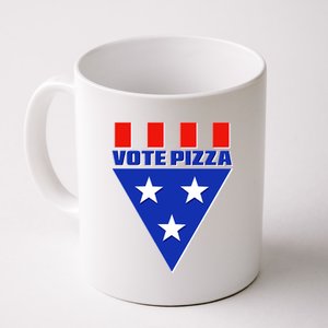 Elections Vote Pizza Coffee Mug