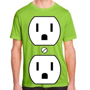 Electrial Outlet Plug Costume Adult ChromaSoft Performance T-Shirt