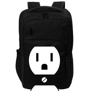 Electrial Outlet Plug Costume Impact Tech Backpack