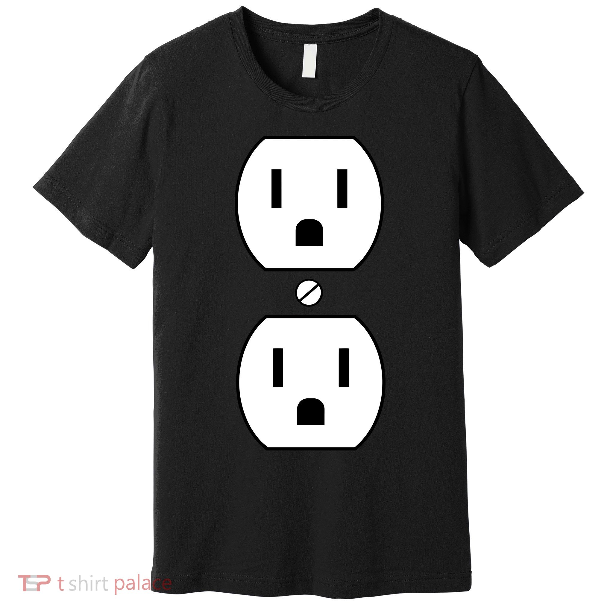 Electrial Outlet Plug Costume Premium T-Shirt