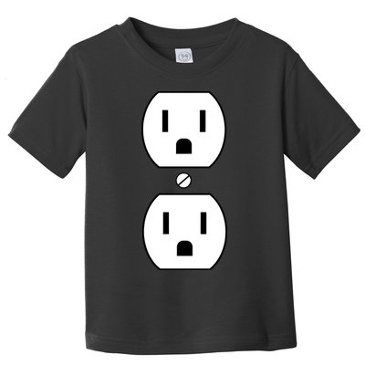 Electrial Outlet Plug Costume Toddler T-Shirt