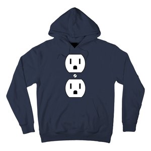 Electrial Outlet Plug Costume Hoodie