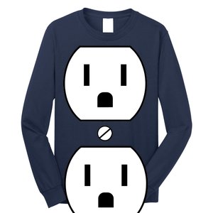 Electrial Outlet Plug Costume Long Sleeve Shirt