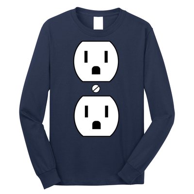 Electrial Outlet Plug Costume Long Sleeve Shirt