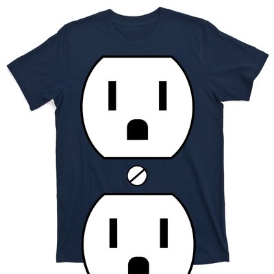 Electrial Outlet Plug Costume T-Shirt