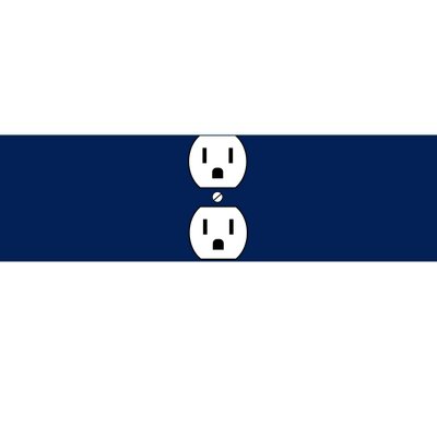 Electrial Outlet Plug Costume Bumper Sticker