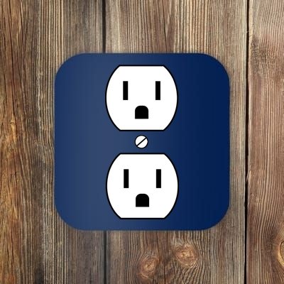 Electrial Outlet Plug Costume Coaster