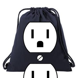 Electrial Outlet Plug Costume Drawstring Bag