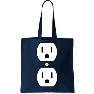 Electrial Outlet Plug Costume Tote Bag