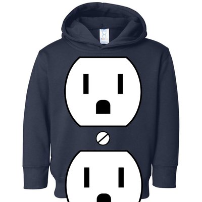 Electrial Outlet Plug Costume Toddler Hoodie