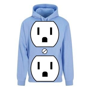 Electrial Outlet Plug Costume Unisex Surf Hoodie