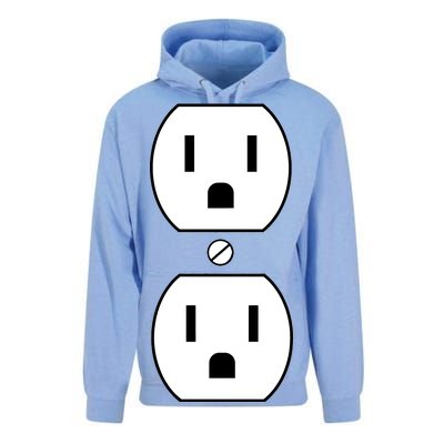 Electrial Outlet Plug Costume Unisex Surf Hoodie