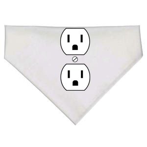 Electrial Outlet Plug Costume USA-Made Doggie Bandana