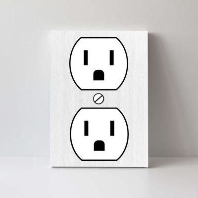 Electrial Outlet Plug Costume Canvas