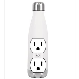 Electrial Outlet Plug Costume Stainless Steel Insulated Water Bottle