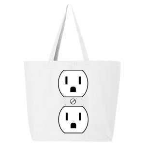 Electrial Outlet Plug Costume 25L Jumbo Tote