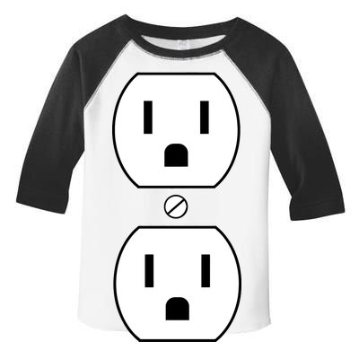 Electrial Outlet Plug Costume Toddler Fine Jersey T-Shirt