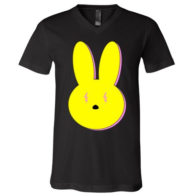 Electric Bunny V-Neck T-Shirt
