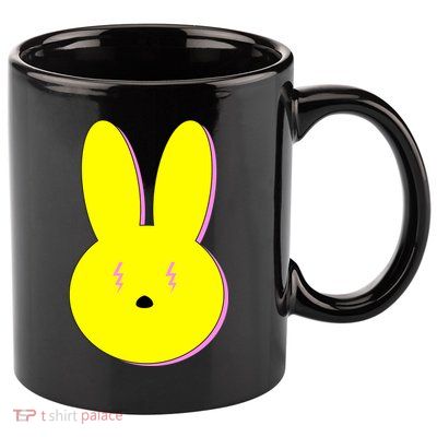 Electric Bunny 11oz C Handle Ceramic Mug