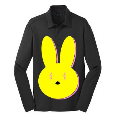 Electric Bunny Silk Touch Performance Long Sleeve Polo