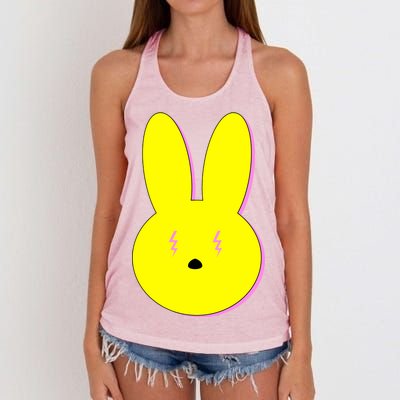 Electric Bunny Women's Knotted Racerback Tank