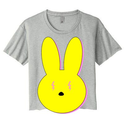 Electric Bunny Women's Crop Top Tee