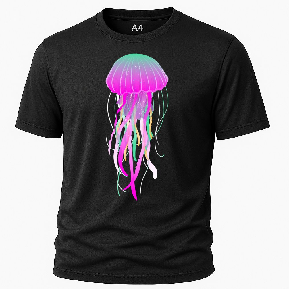 Electric Jellyfish Cooling Performance Crew T-Shirt