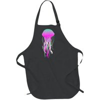 Electric Jellyfish Full-Length Apron With Pockets