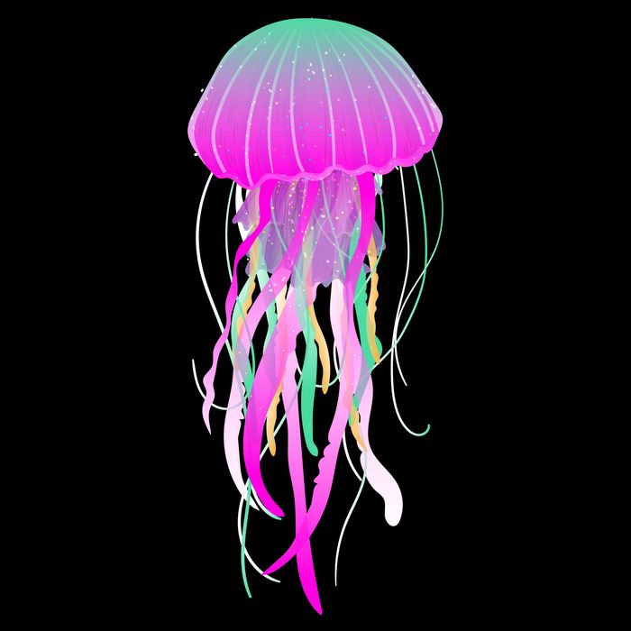 Electric Jellyfish Sustainable Bucket Hat