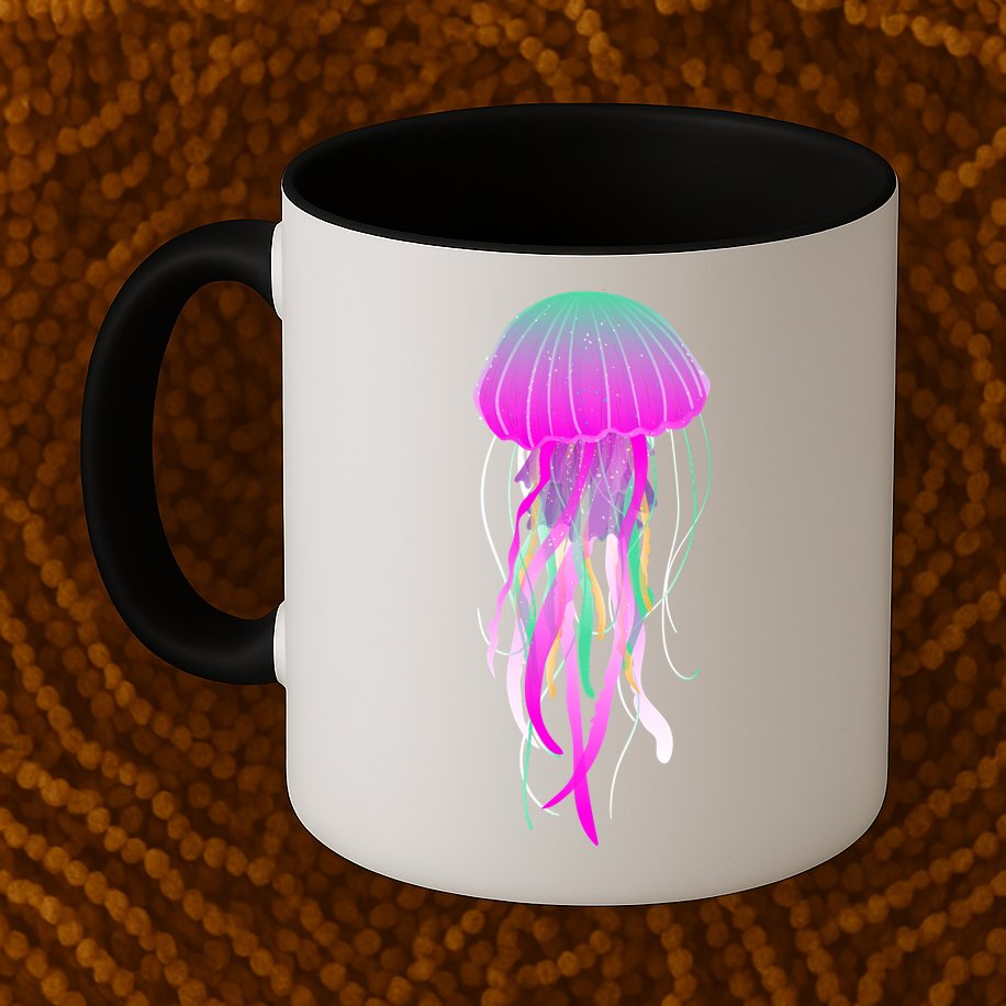 Electric Jellyfish Mug