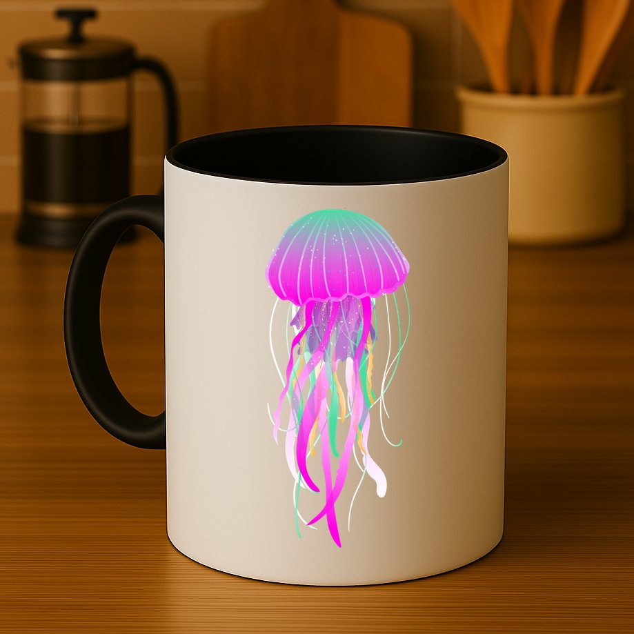 Electric Jellyfish Mug