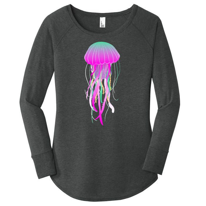 Electric Jellyfish Women's Perfect Tri Tunic Long Sleeve Shirt