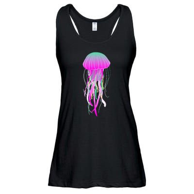 Electric Jellyfish Ladies Essential Flowy Tank