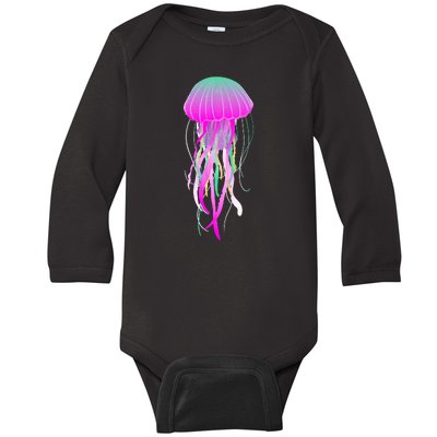 Electric Jellyfish Baby Long Sleeve Bodysuit