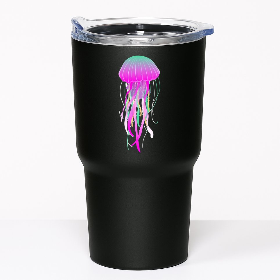 Electric Jellyfish Tumbler