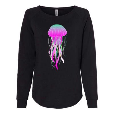 Electric Jellyfish Womens California Wash Sweatshirt