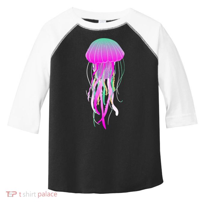 Electric Jellyfish Toddler Fine Jersey T-Shirt