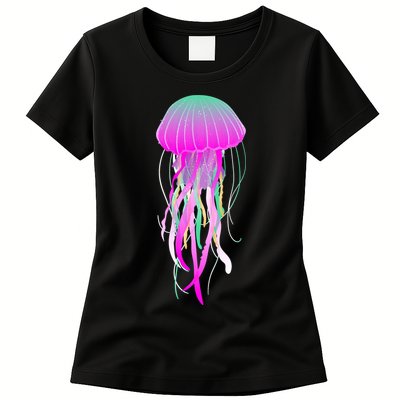 Electric Jellyfish Womens T-Shirt