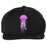 Electric Jellyfish Wool Snapback Cap