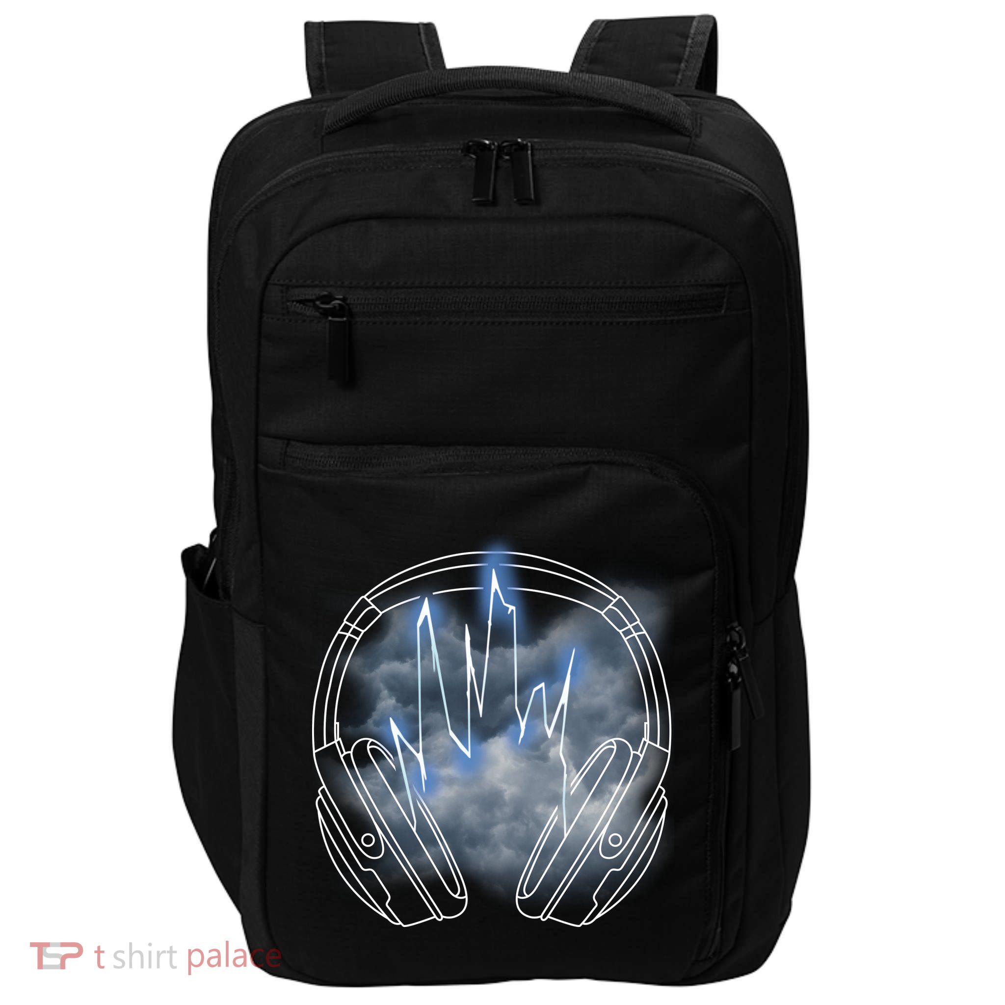 Electric Lighting Music Headphones Impact Tech Backpack