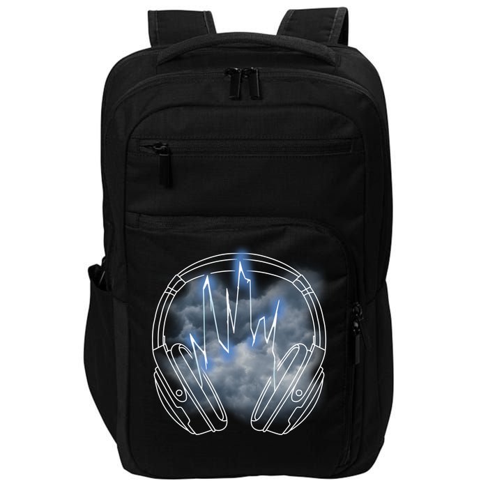 Electric Lighting Music Headphones Impact Tech Backpack