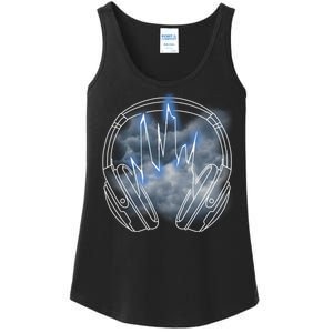 Electric Lighting Music Headphones Ladies Essential Tank