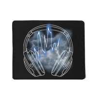 Electric Lighting Music Headphones Mousepad