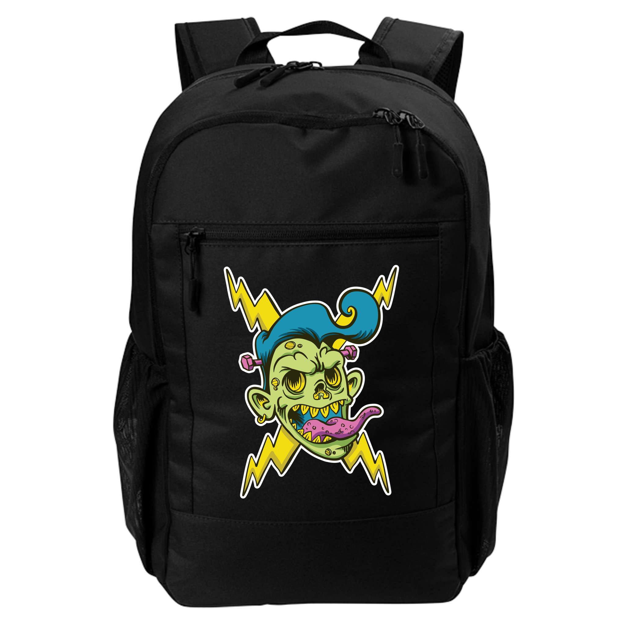 Electric Zombie Head Backpack