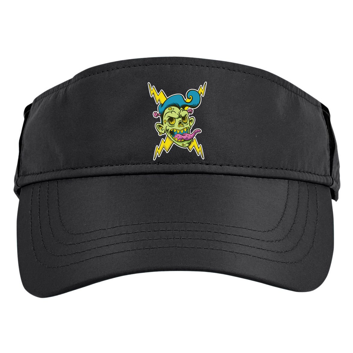 Electric Zombie Head Adult Drive Performance Visor