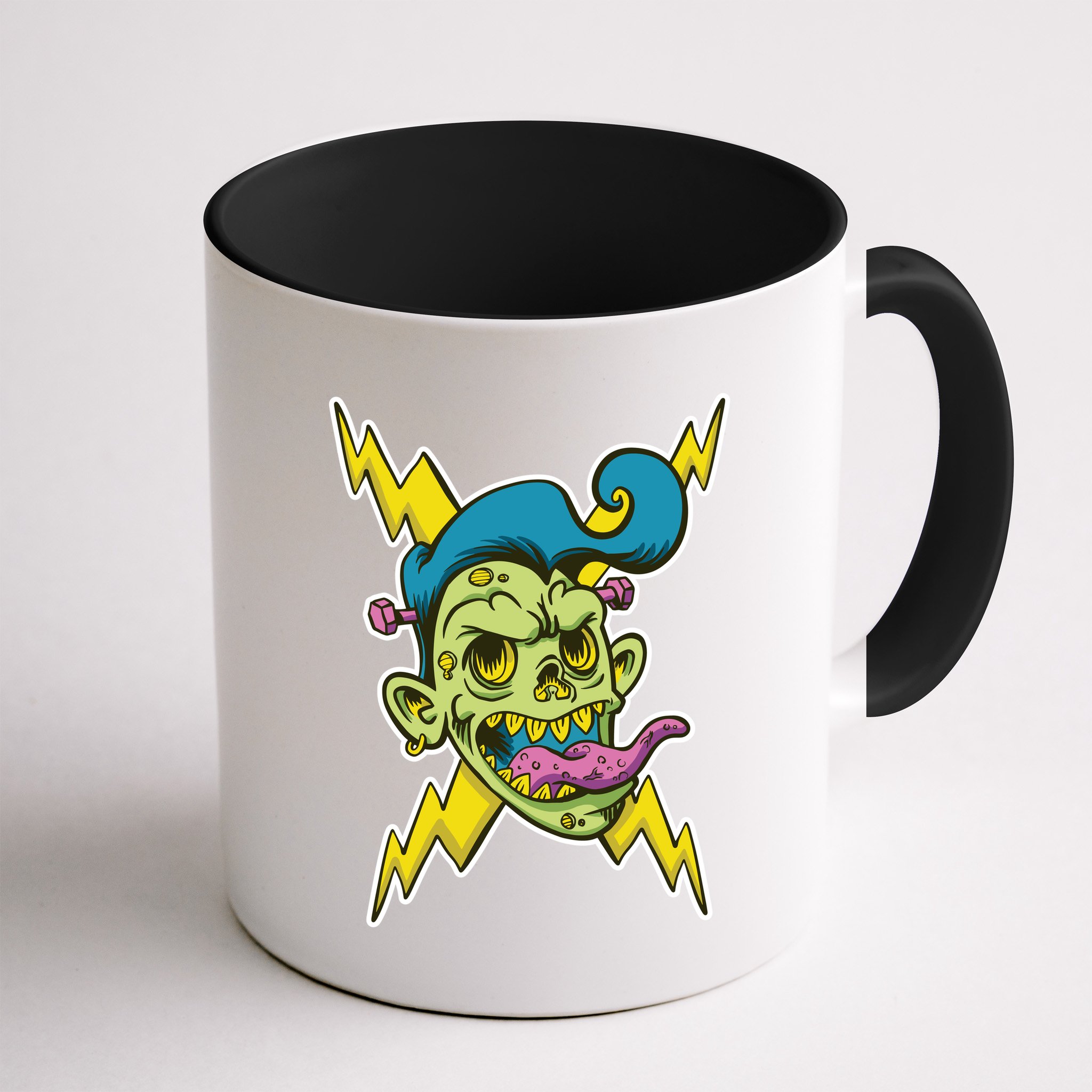 Electric Zombie Head Mug