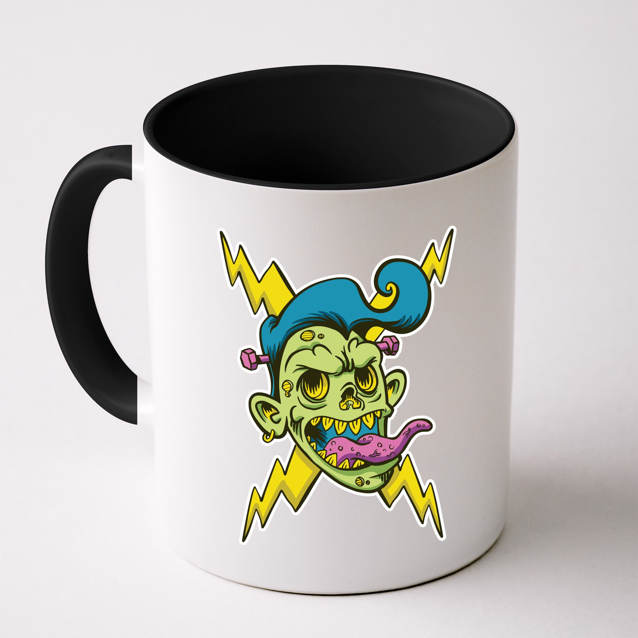 Electric Zombie Head Mug